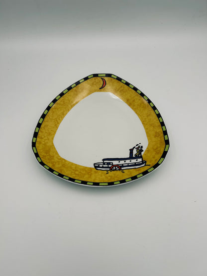 Large yellow plates by Dorothy Hafner, Rosenthal, 1980s