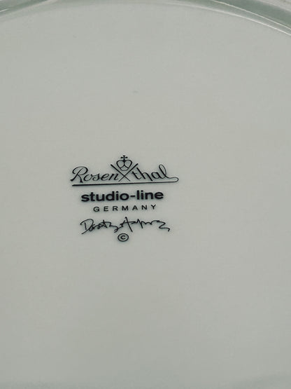 Large yellow plates by Dorothy Hafner, Rosenthal, 1980s