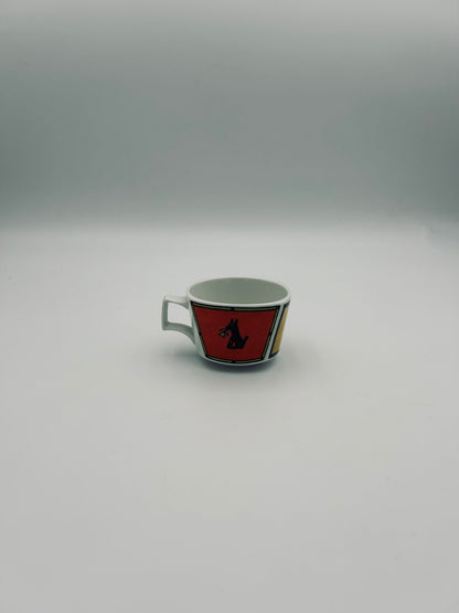 Love Story coffee cups, Dorothy Hafner, Rosenthal, 80s