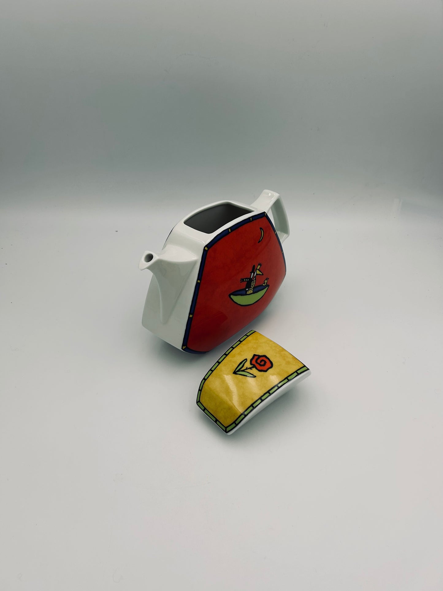 "Flash" Teapot, Dorothy Hafner, Rosenthal, 1980s