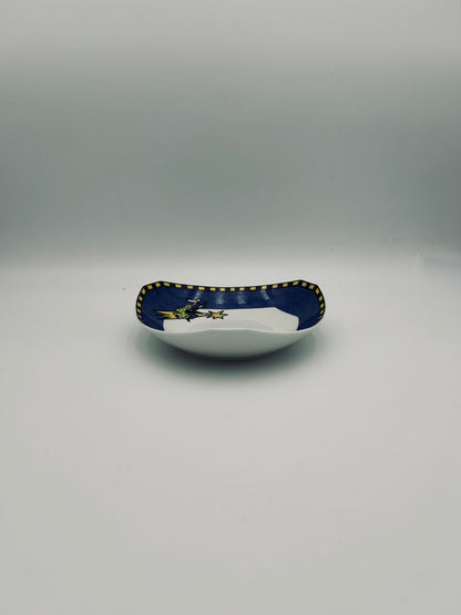 Assiettes creuses bleues, Dorothy Hafner, Rosenthal, 80s