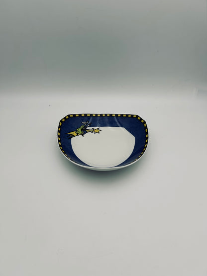 Assiettes creuses bleues, Dorothy Hafner, Rosenthal, 80s