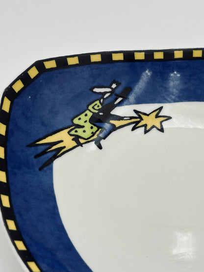 Assiettes creuses bleues, Dorothy Hafner, Rosenthal, 80s