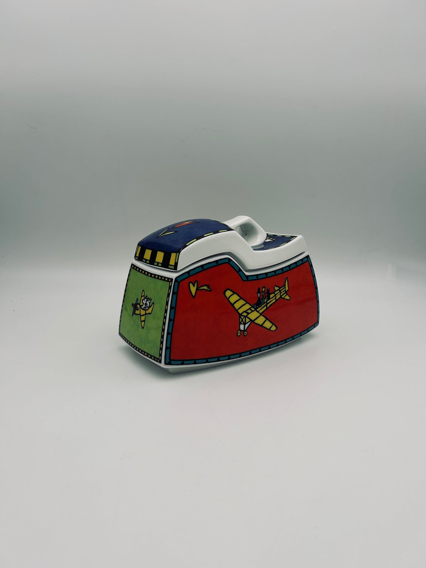 "Flash" cake tin, Dorothy Hafner, Rosenthal, 1980s