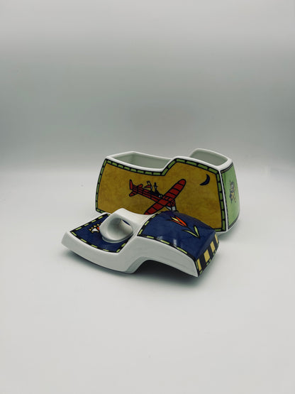 "Flash" cake tin, Dorothy Hafner, Rosenthal, 1980s