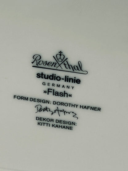 "Flash" cake tin, Dorothy Hafner, Rosenthal, 1980s