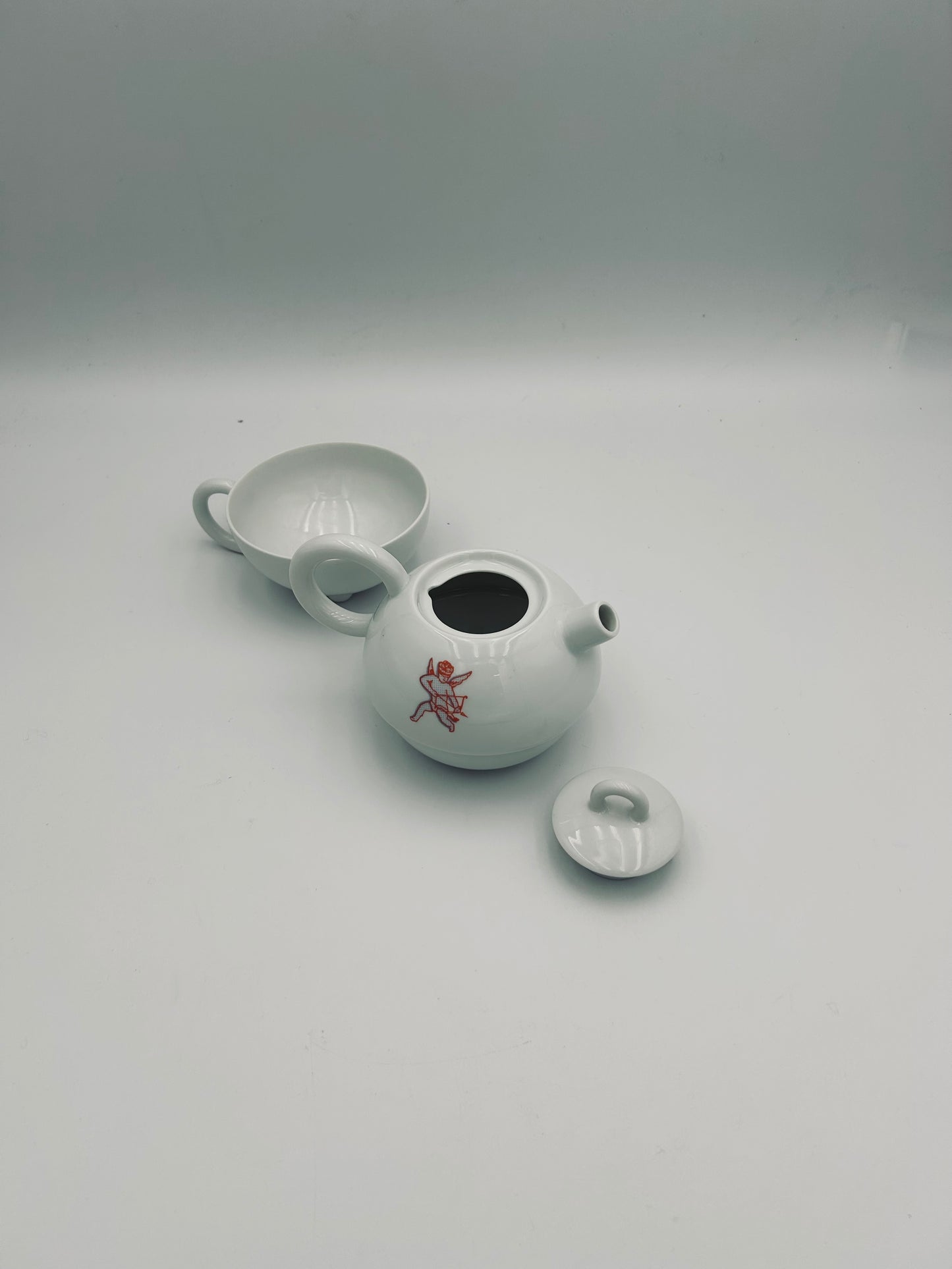 Tea for one, angel motif, Matteo Thun, Arzberg, 90s