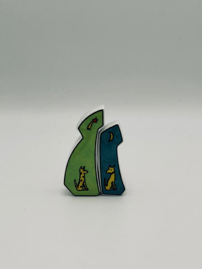 Set à condiments, sel et poivre, Dorothy Hafner, Rosenthal, 80s