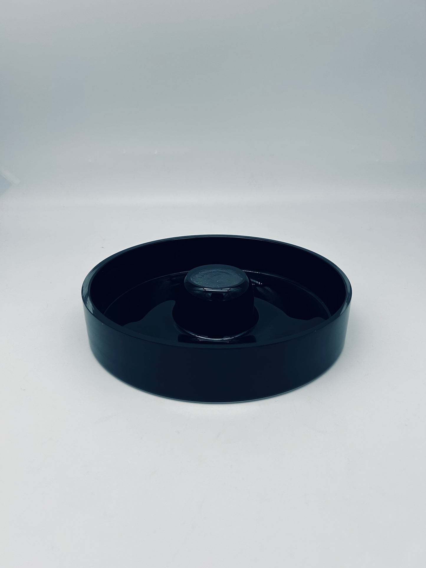 Vide-poches noir, Venini, Tecno, Osvaldo Borsani, Italie, 60s