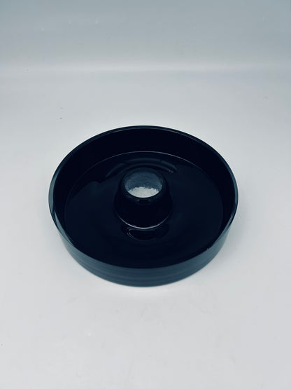 Vide-poches noir, Venini, Tecno, Osvaldo Borsani, Italie, 60s