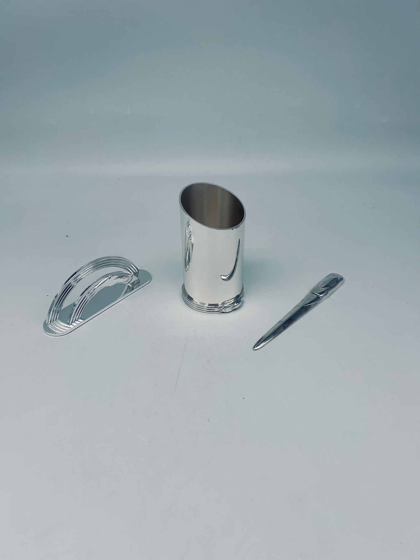 Ensemble de bureau  "Vitesse", Christofle, 90s