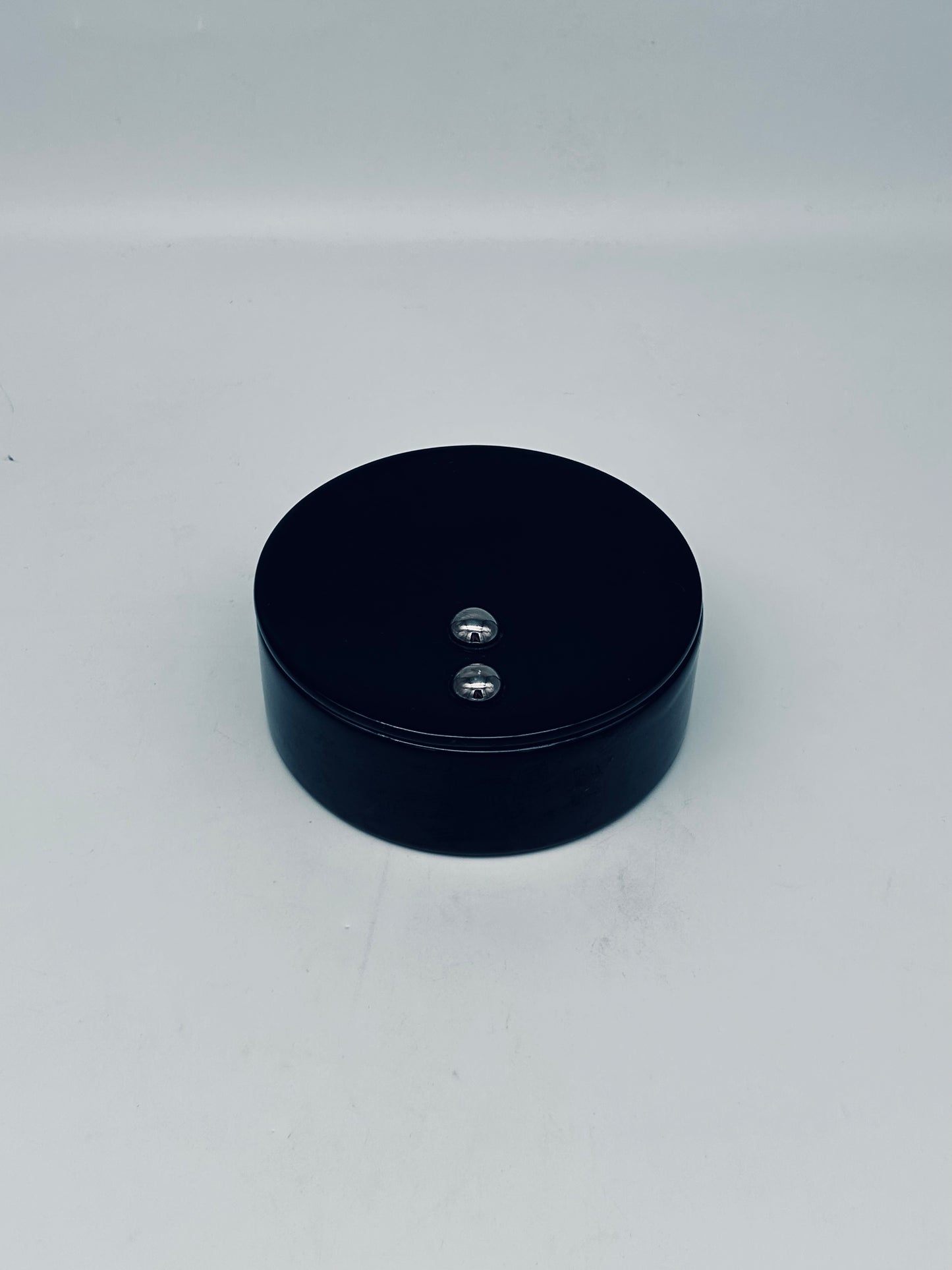 Black ceramic box, Sicart, Italy, 1970s