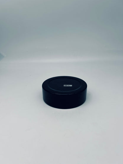 Black ceramic box, Sicart, Italy, 1970s