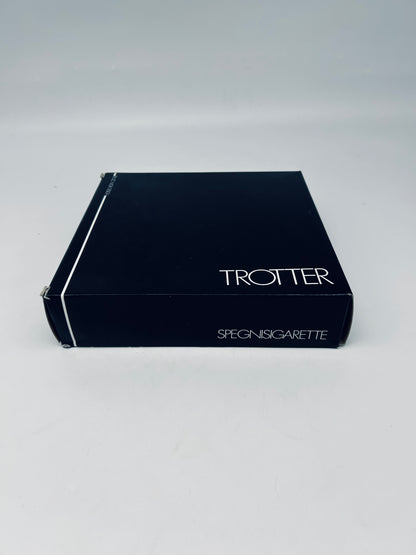 Cendrier Trotter noir Renzo Mori, Italie, 70s