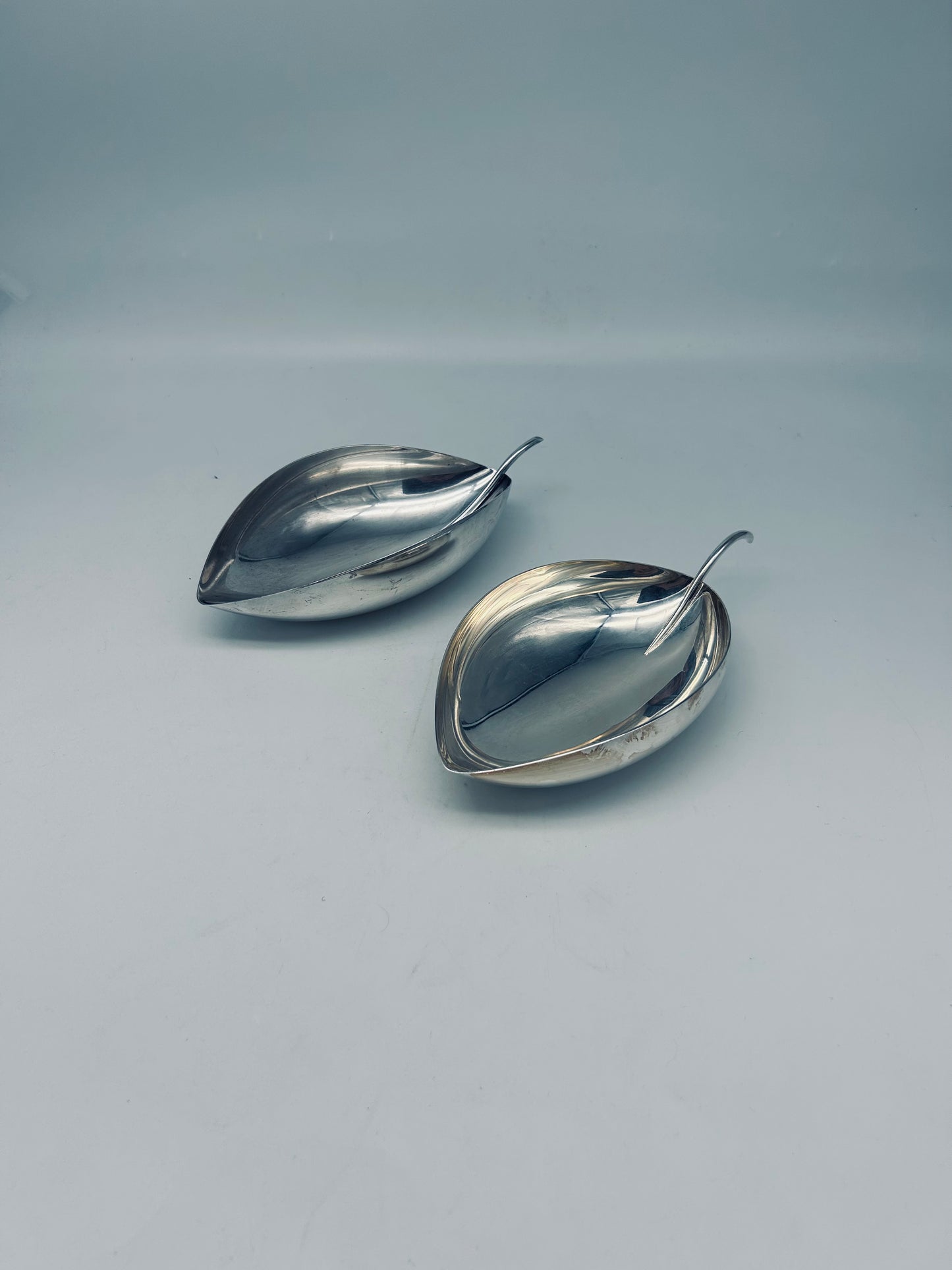 Coupes Feuille ligne Gallia, Lino Sabattini, Christofle, 70s