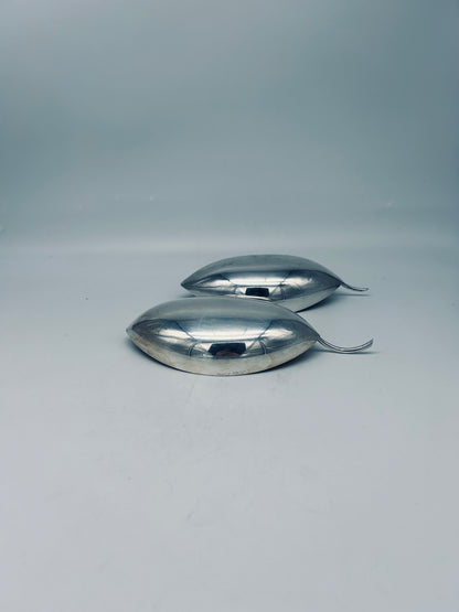 Coupes Feuille ligne Gallia, Lino Sabattini, Christofle, 70s