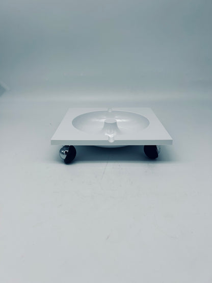 Cendrier Trotter blanc Renzo Mori, Italie, 70s