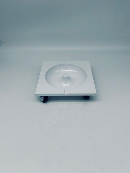 Cendrier Trotter blanc Renzo Mori, Italie, 70s