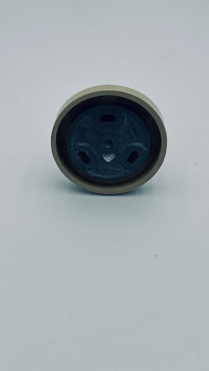 Patères avec crochet ABS beiges, GEDY, Italie 70s