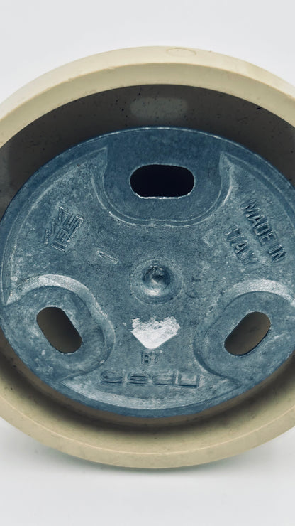 Patères avec crochet ABS beiges, GEDY, Italie 70s