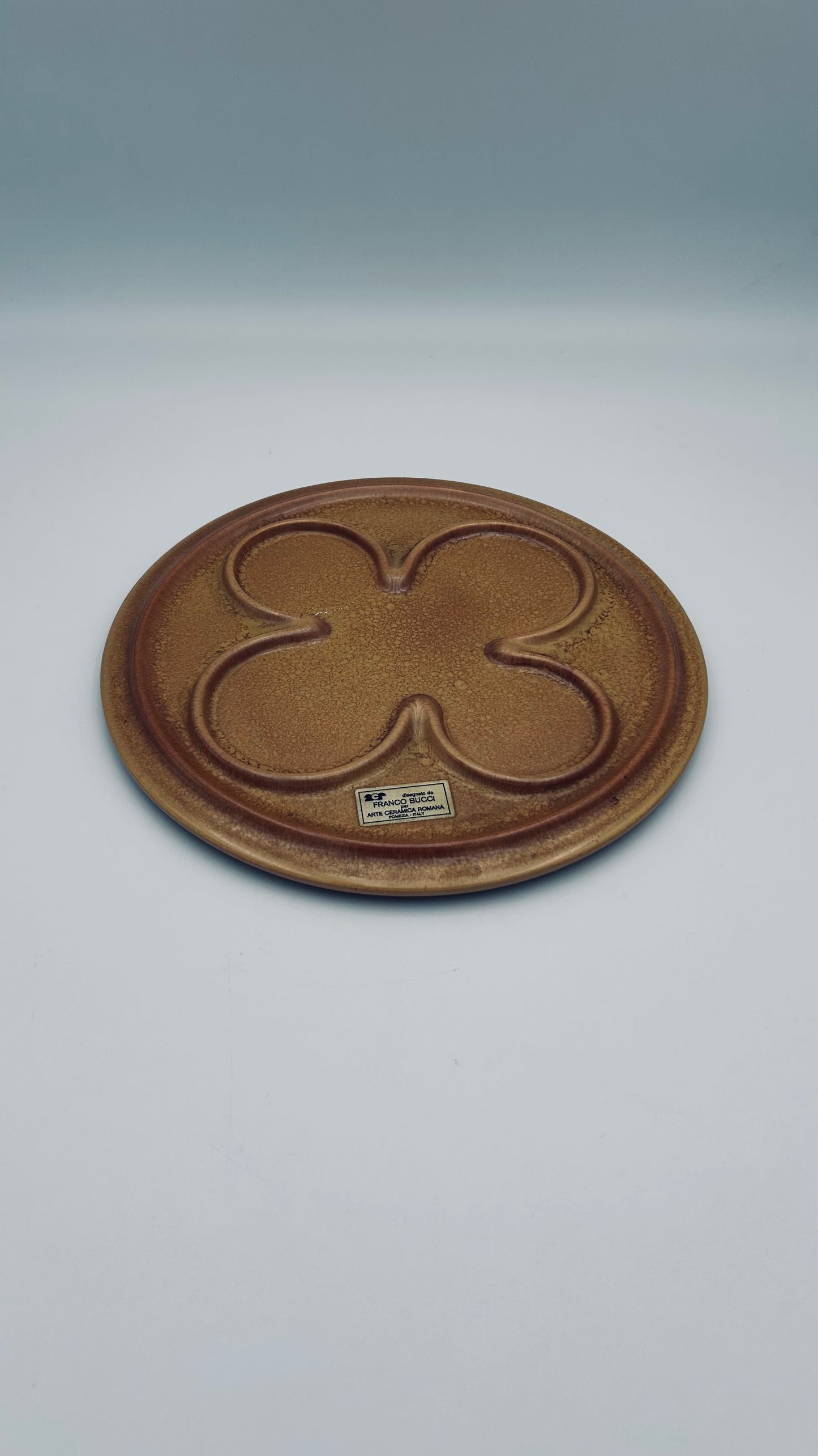 Serviteur à condiments en grès Franco Bucci, Arte Ceramica Romana, Italie, 70s