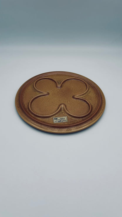 Serviteur à condiments en grès Franco Bucci, Arte Ceramica Romana, Italie, 70s