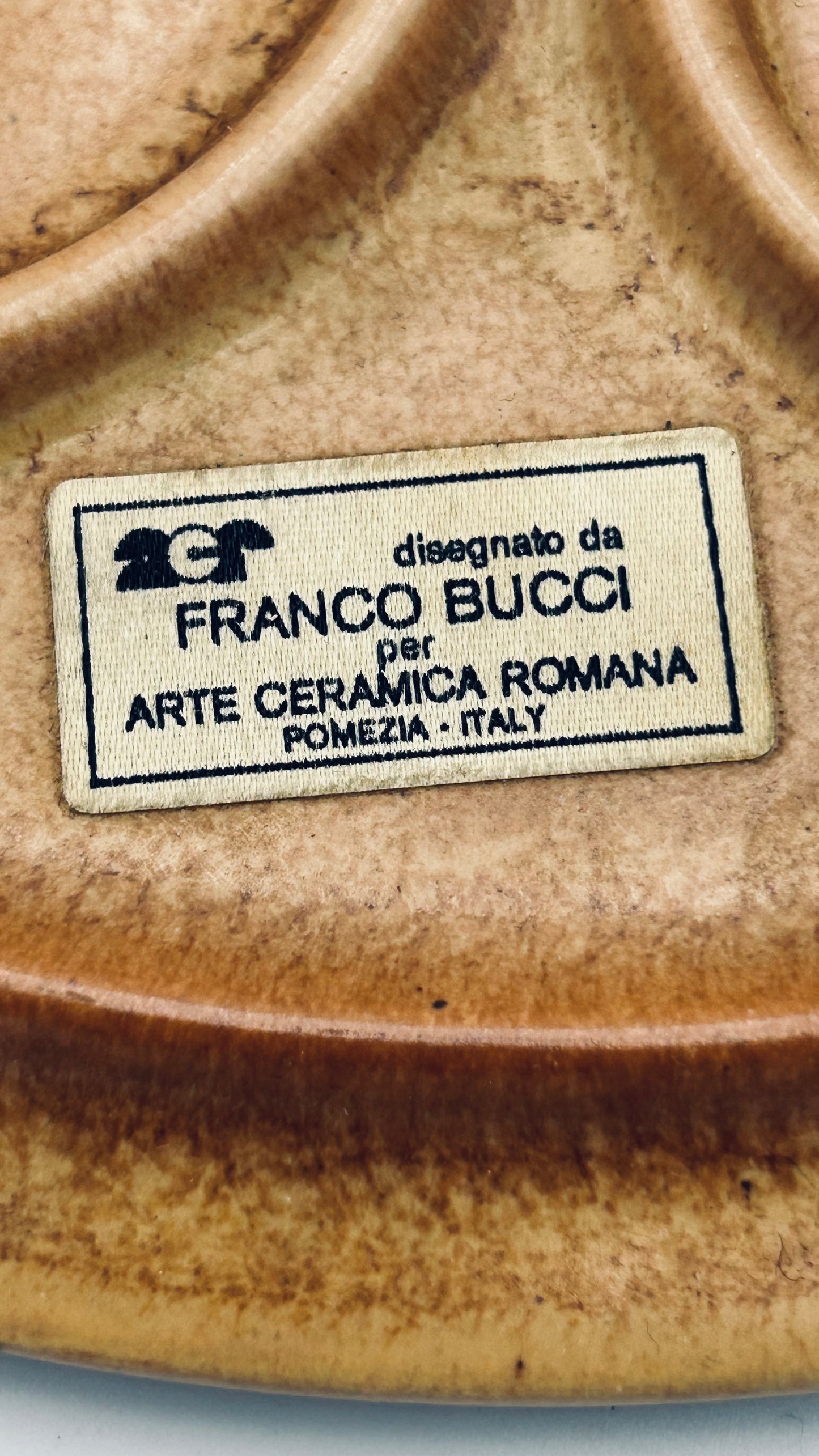 Serviteur à condiments en grès Franco Bucci, Arte Ceramica Romana, Italie, 70s