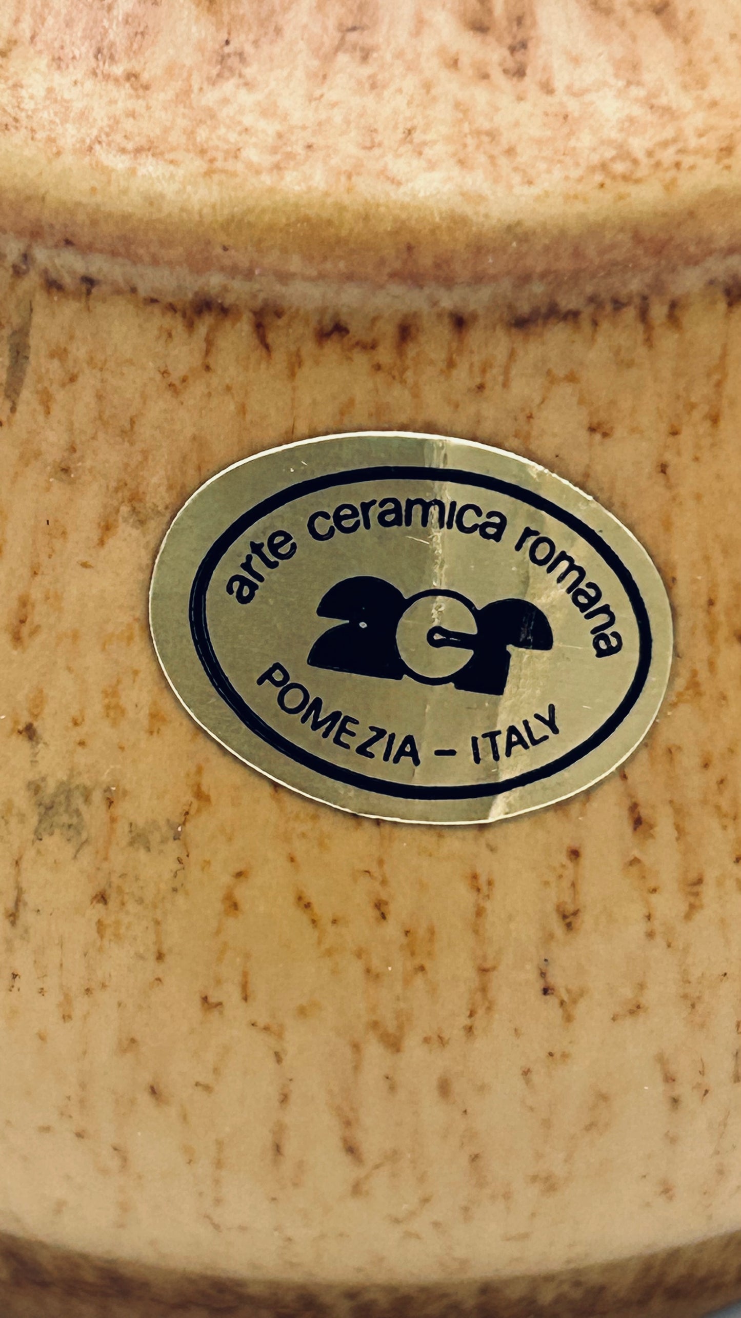 Serviteur à condiments en grès Franco Bucci, Arte Ceramica Romana, Italie, 70s