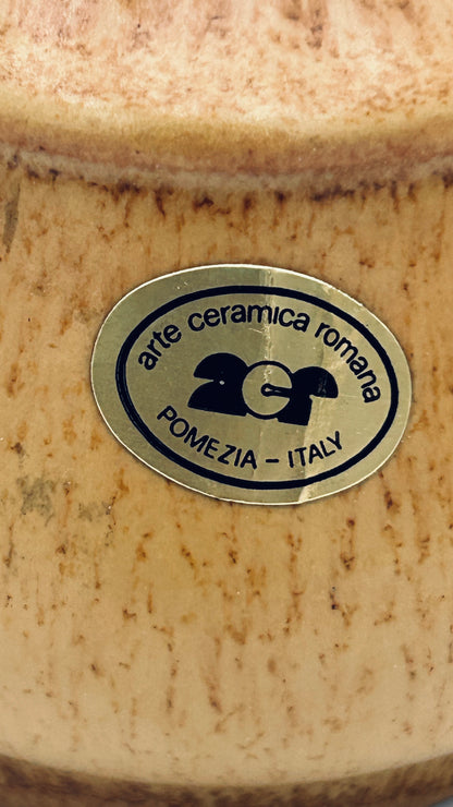 Serviteur à condiments en grès Franco Bucci, Arte Ceramica Romana, Italie, 70s