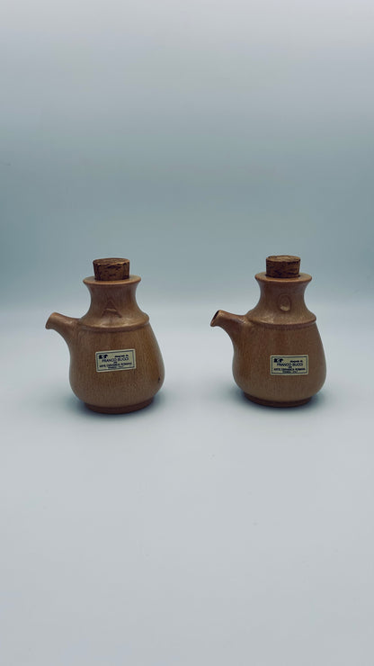 Serviteur à condiments en grès Franco Bucci, Arte Ceramica Romana, Italie, 70s