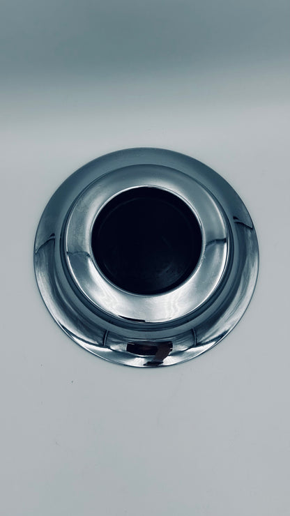 Cendrier acier, Ufficio Progetti, Guzzini, Italy, 70s