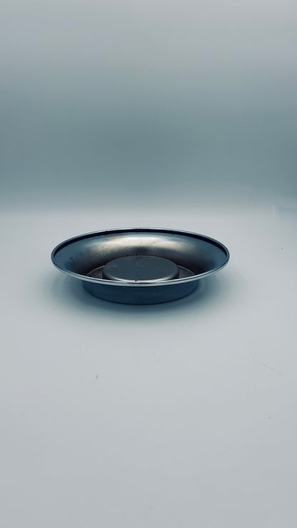 Cendrier acier, Ufficio Progetti, Guzzini, Italy, 70s