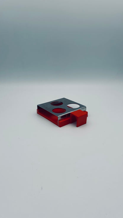 Set à Condiments rouge Abert, Italie, 70s