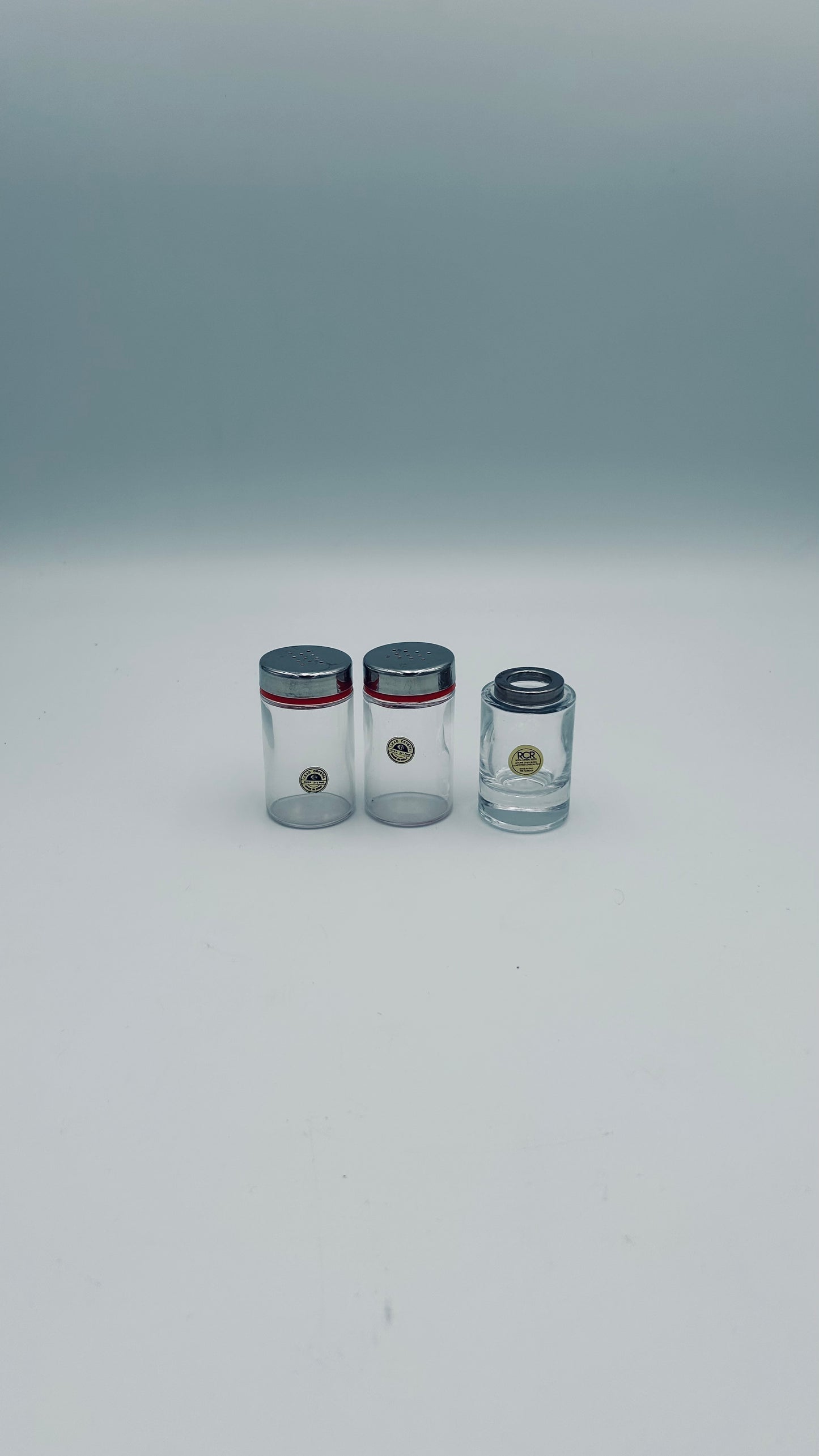 Set à Condiments rouge Abert, Italie, 70s