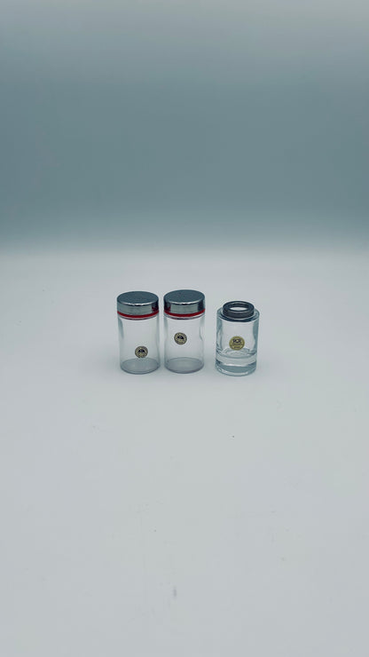 Set à Condiments rouge Abert, Italie, 70s