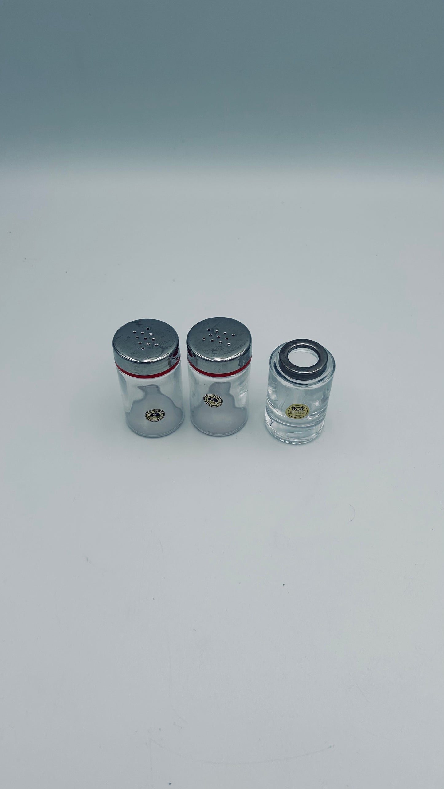 Set à Condiments rouge Abert, Italie, 70s