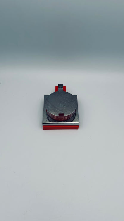 Pot à parmesan rouge, Abert, Italie, 70s