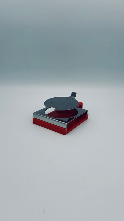 Pot à parmesan rouge, Abert, Italie, 70s