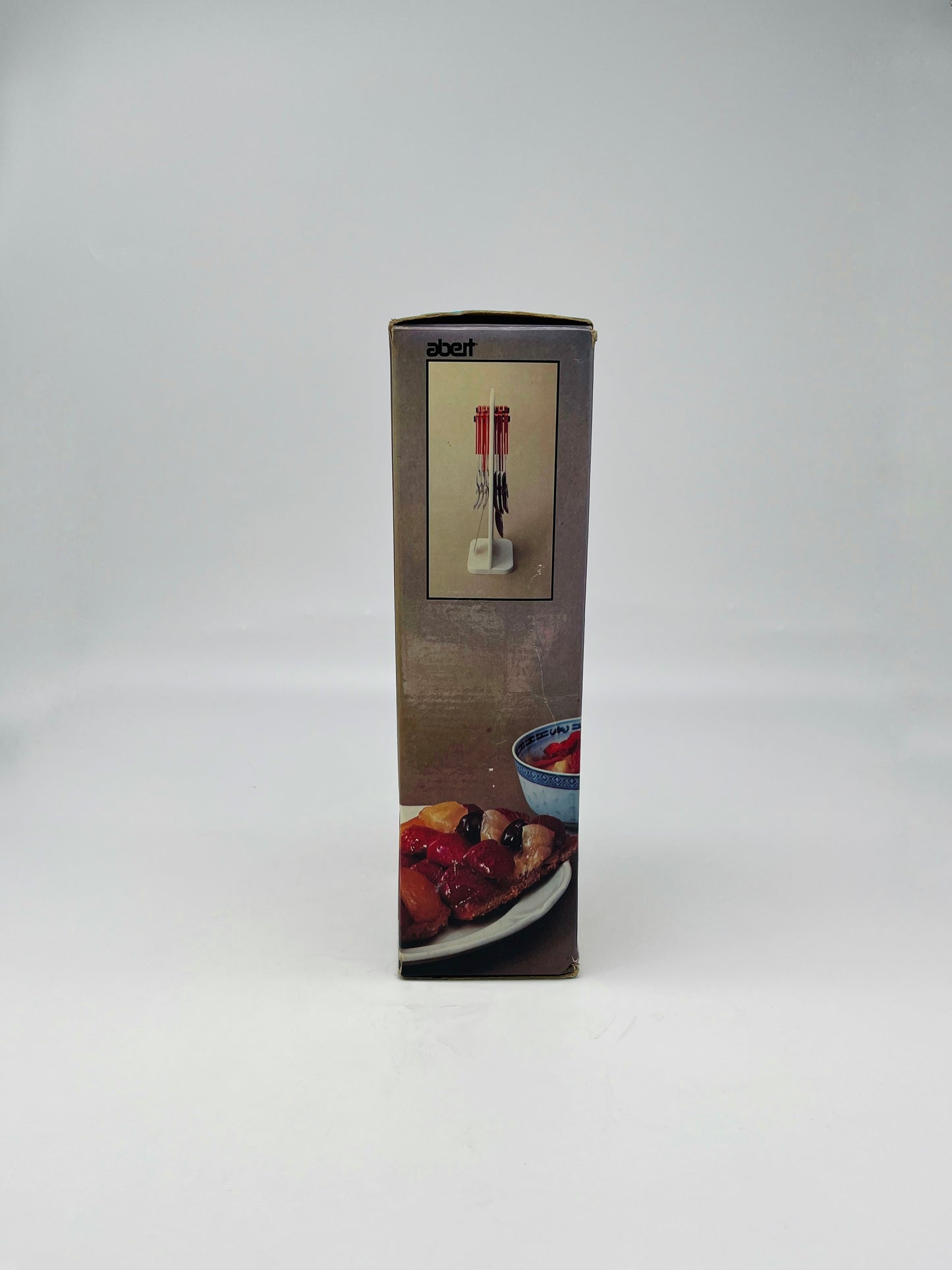 Set de couverts à dessert suspendus vert, Abert, Italie, 70s