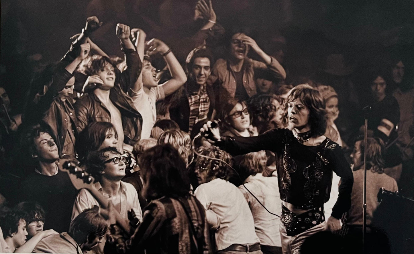 Photo de concert des Rolling Stones, Jean-Louis Rancurel, 1970
