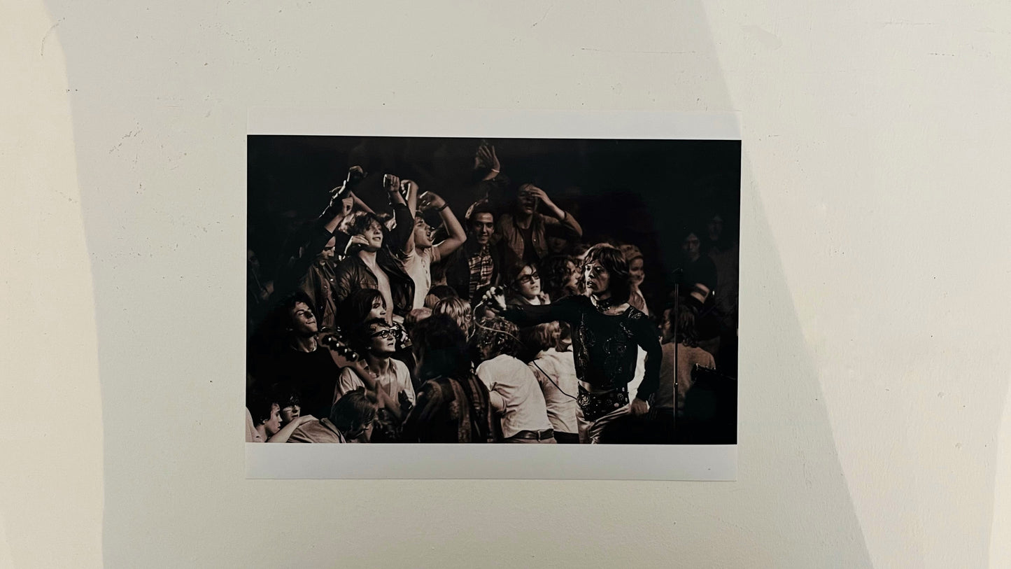 Photo de concert des Rolling Stones, Jean-Louis Rancurel, 1970