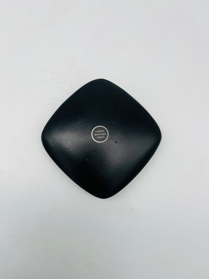 Post-modern black ceramic ashtray, Dominique Imbert, 1980s