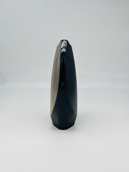 Vase noir et or, Helmut Dresler, Rosenthal, 80s