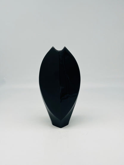 Vase noir et or, Helmut Dresler, Rosenthal, 80s