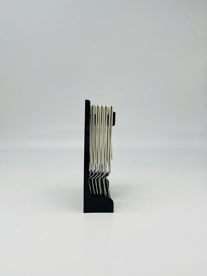 Set de couverts suspendus écru Enzo Mari, Zani&Zani, 70s