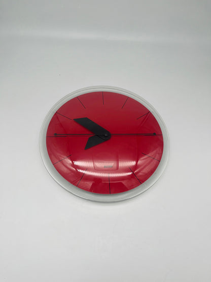 Horloge Alessi 'Sole' rouge Alessandro Mendini, Italie, 2005