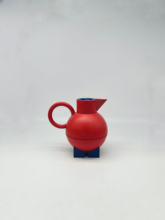 Euclid red thermos, Michael Graves, Alessi, 90s