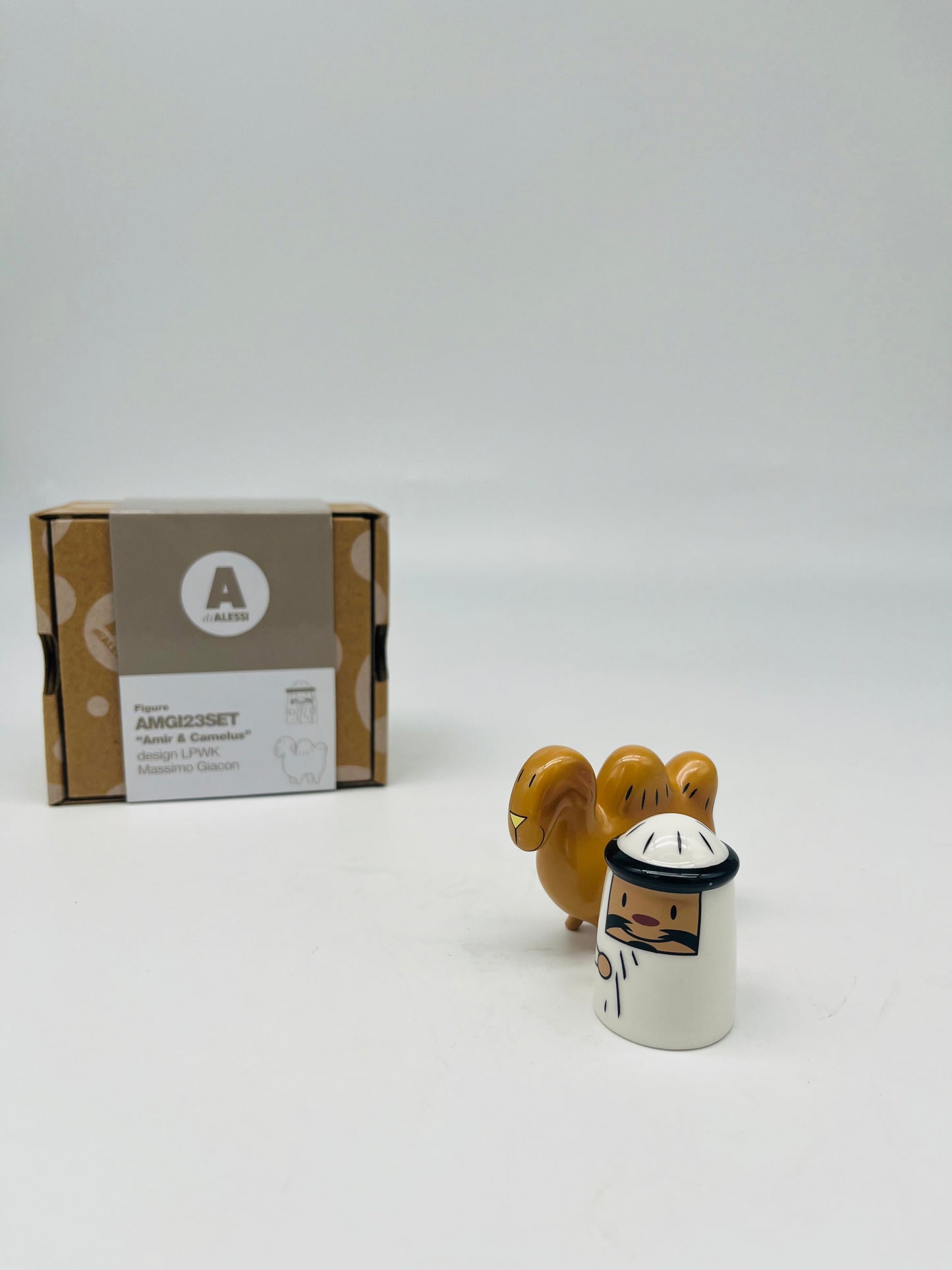 Personnages de crèche "Amir et Camélus" Massimo Giacon, Alessi