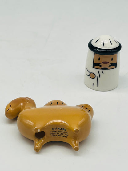 Personnages de crèche "Amir et Camélus" Massimo Giacon, Alessi