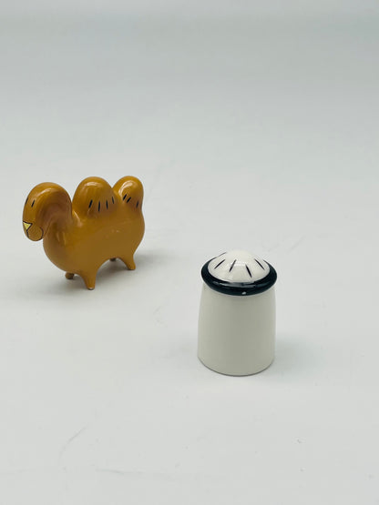 Personnages de crèche "Amir et Camélus" Massimo Giacon, Alessi